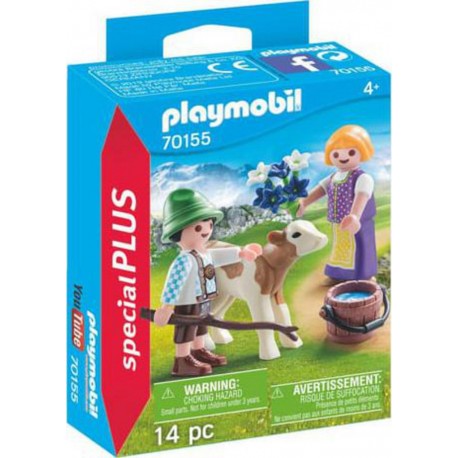 PLAYMOBIL ENFANTS AVEC VEAU 4008789701558