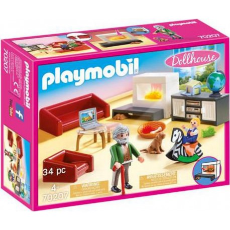 PLAYMOBIL SALON AVEC CHEMINEE 4008789702074