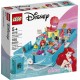 LEGO Princesses Disney 43176 Les Aventures d'Ariel dans un Livre de Contes