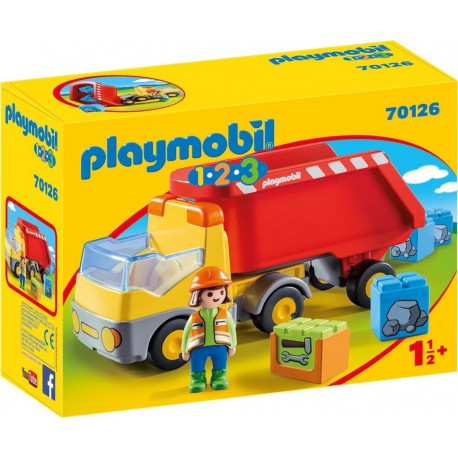 Playmobil 70126 - 1.2.3 - Camion Benne