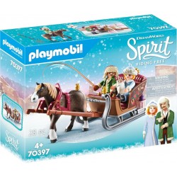Playmobil 70397 - Spirit - Calèche d'hiver