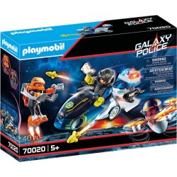 Playmobil 70020 - Galaxy Police - Moto et policier de l'espace