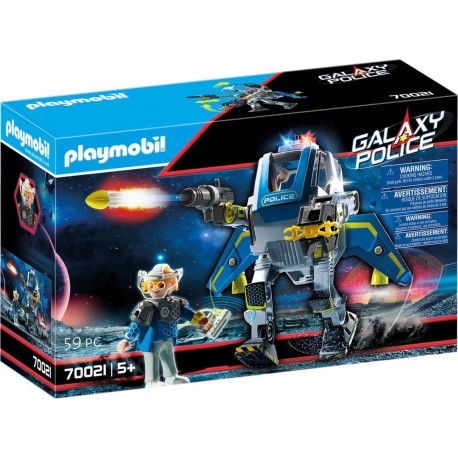 Playmobil 70021 - Galaxy Police - Robot et policier de l'espace