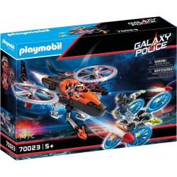 Playmobil 70023 - Galaxy Police - Hélicoptère et pirates de l'espace