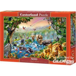 Puzzle Jungle River, puzzle 500 pièces