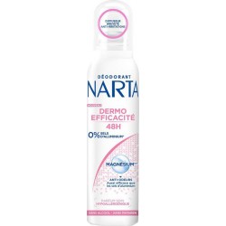 Narta Spray Déodorant Dermo Efficacité 48h Magnésium Parfum Soin 150ml (lot de 4)