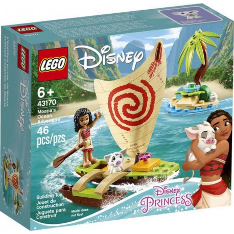 Lego 43170- Disney Princess L'aventure en mer de Vaiana