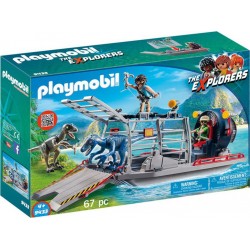 PLAYMOBIL 9433 - Bateau Avec Cage Et Deinonychus