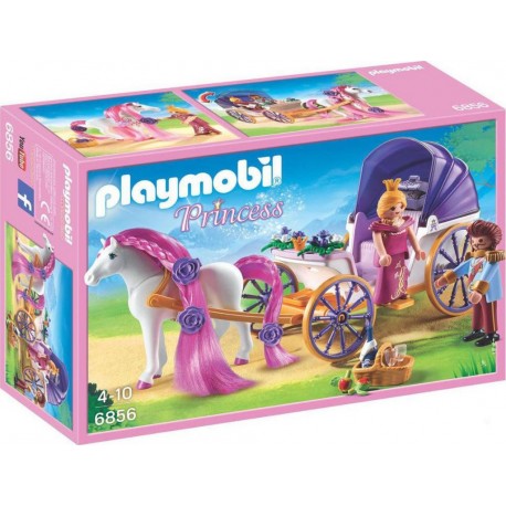 PLAYMOBIL 6856 Princess - Calèche Royale Avec Cheval A Coiffer