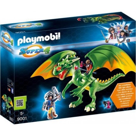 PLAYMOBIL 9001 Super 4- Dragon Médiévalia Avec Alex