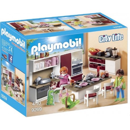 PLAYMOBIL 9269 City Life - Cuisine Aménagée