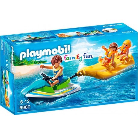 PLAYMOBIL 6980 Family Fun - Vacanciers Avec Jet-Ski Et Banane