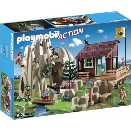 PLAYMOBIL 9126 Action - Rocher D'Escalade Et Accueil