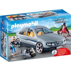 PLAYMOBIL 9361 City Action - Voiture Banalisée Avec Policiers En Civil