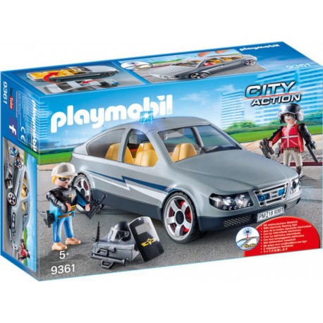 PLAYMOBIL 9361 City Action - Voiture Banalisée Avec Policiers En Civil