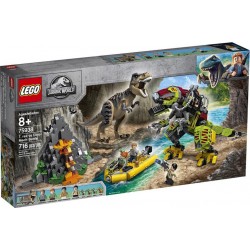 LEGO 75938 Jurassic World - La Bataille du T-rex contre le Dino-Mech