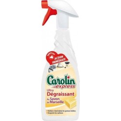 Carolin Spray Ultra Dégraissant Savon De Marseille 650ml (lot de 3)