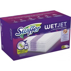 Swiffer Lingettes Wetjet de Nettoyage pour le Sol (lot de 2 soit 40 lingettes)