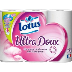 Lotus “Ultra Doux” Aquatube 6 Rouleaux (lot de 3)