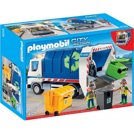 PLAYMOBIL 4129 City Action - Camion De Recyclage Avec Lumière