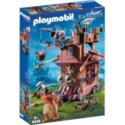 PLAYMOBIL 9340 Knights - Tour D'Attaque Mobile Des Nains