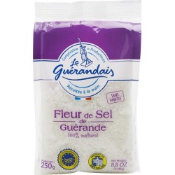 Le Guérandais Fleur de Sel de Guérande 100% naturel 250g (lot de 3)
