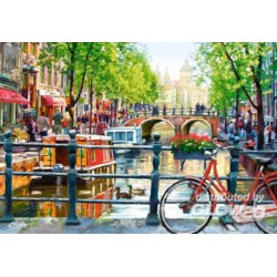 Puzzle Paysage d'Amsterdam, puzzle 1000 parties