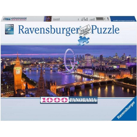 Ravensburger Puzzle 1000 pièces - Londres de nuit (Panorama)