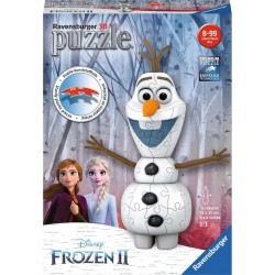 Ravensburger Puzzle 3D forme 54 pièces - Olaf / Disney La Reine des Neiges 2
