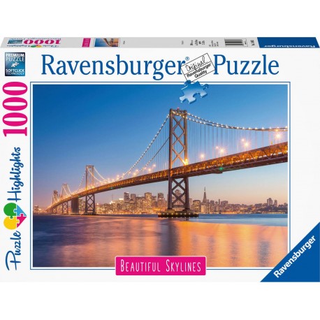 Ravensburger Puzzle 1000 pièces - San Francisco (Puzzle Highlights)