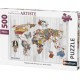 Puzzle Mappemonde baroque