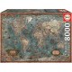 Educa Puzzle Mappemonde 8000p 18017