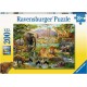 Ravensburger Puzzle 200 p XXL - Animaux de la savane