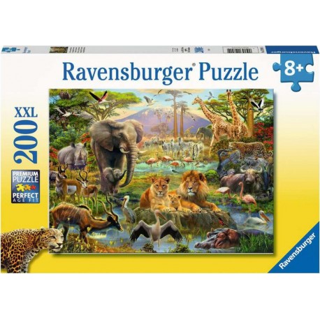 Ravensburger Puzzle 200 p XXL - Animaux de la savane