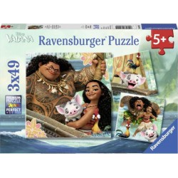 Ravensburger Puzzles 3x49 pièces - La légende du bout du monde / Disney Vaiana