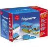 Bormioli Rocco Lot de 5 boîtes de conservation FRIGOVERRE rectangle + carré + rond