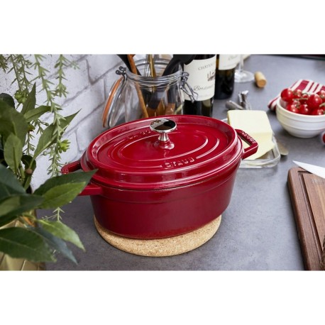 Staub Mijoteur - Cocotte Cocotte 31cm Bordeaux 5.5 L