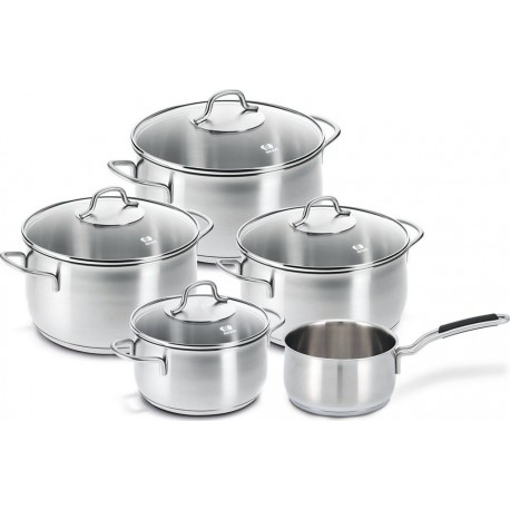 Beka Batterie de cuisine 5 pieces inox royal