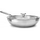 Greenpan Poêle Wok Multi plis inox 28cm avec couvercle 3.5L