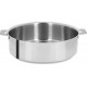 Cristel Casserole - Sauteuse Sauteuse Mutine 24cm amovible inox