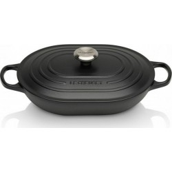 Le Creuset Mijoteur - Cocotte Cocotte OBLONGUE NOIR MAT 31 CM