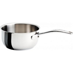 Cristel Casserole - Sauteuse Casserole Master inox 20cm poignee fixe tous