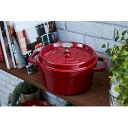 Staub Mijoteur - Cocotte Cocotte 22cm Bordeaux 2.6 L