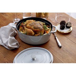 Staub Mijoteur - Cocotte Cocotte 33cm Truffe blanche