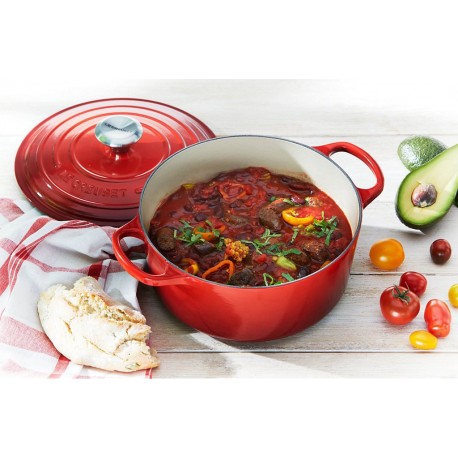 Le Creuset Mijoteur - Cocotte Cocotte SIGNATURE Cerise diam28cm