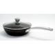 Baumalu Casserole - Sauteuse Sauteuse 24cm avec couvercle black edition