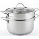 Bialetti Cocotte - Marmite Cuiseur vapeur vapeur 22cm