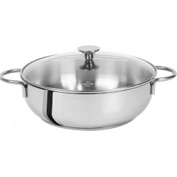 Poêle DE BUYER milady inox queue fonte 28 cm 3412.28