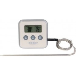 Cook Concept Thermomètre - Sonde de cuisson Thermomètre cuisson a sonde et minuteur