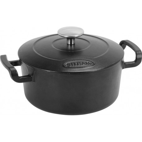 MegaStore Express Cocotte ronde 2.5 L Noir